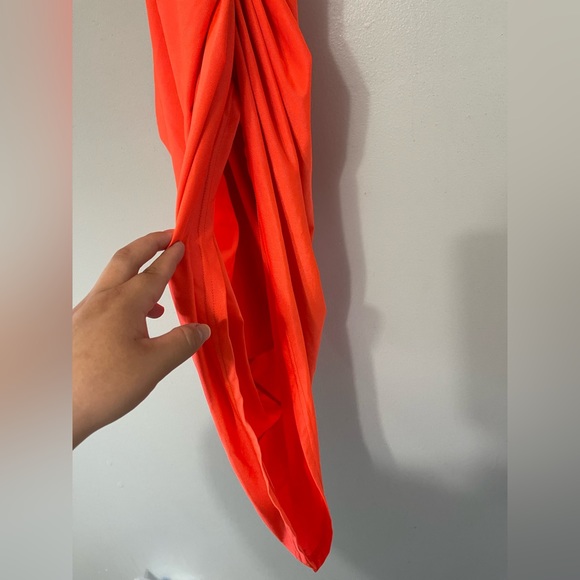 Neon orange mini dress - Picture 7 of 7